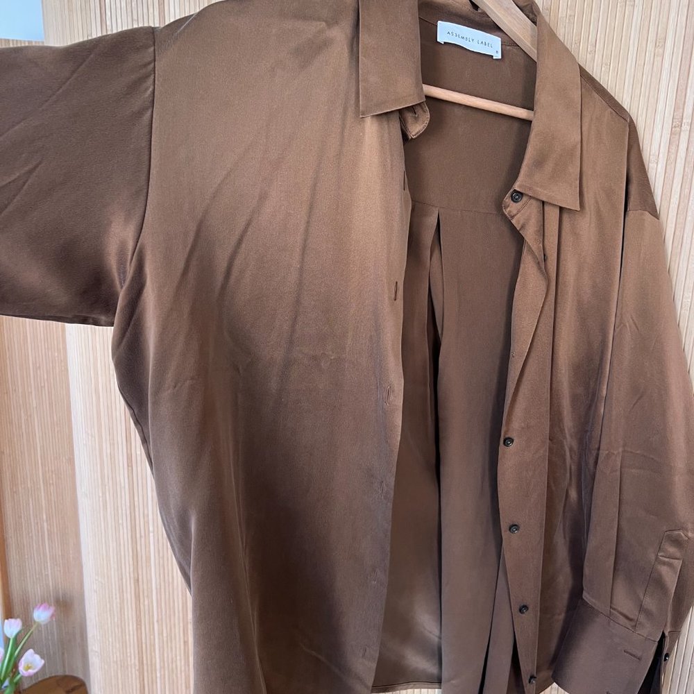 Assembly Label Silk Blouse - Picture 3 of 4